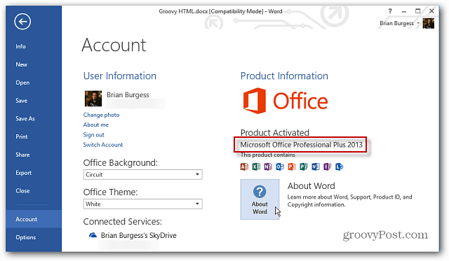 How to check office activation