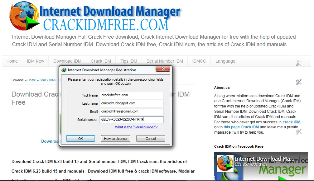 Idm 6.12 crack serial key free download windows 7